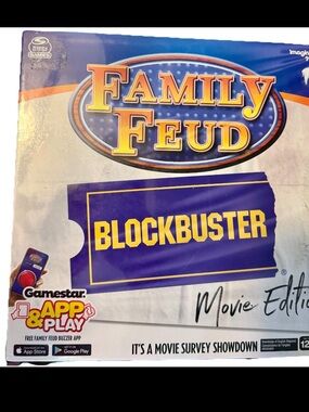 Family Feud Blockbuster Movie Trivia Edition”Survey Says” Showdown Board Game